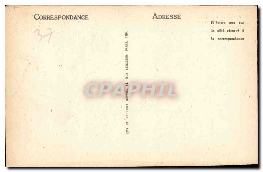 CPA Amboise le Chateau la Tour Charles VIII  — Rückseite