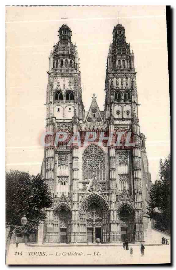 CPA Tours la Cathedrale 
