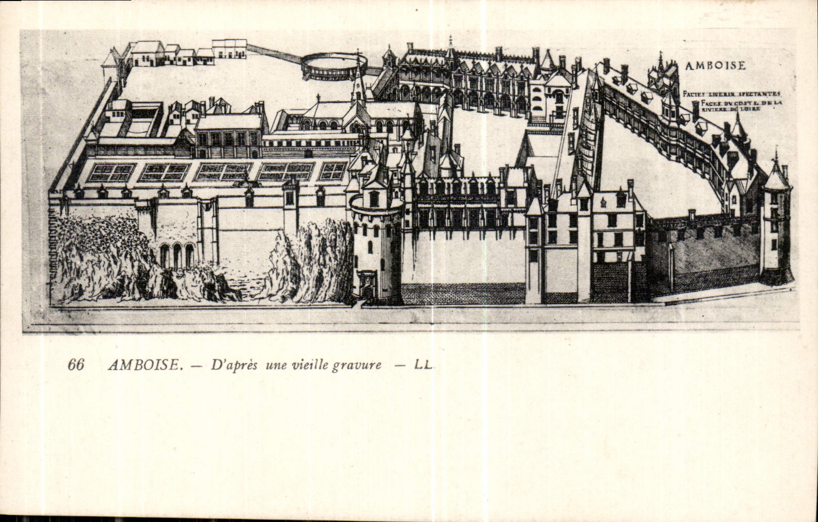 CPA Amboise d'apres une vieille gravure 