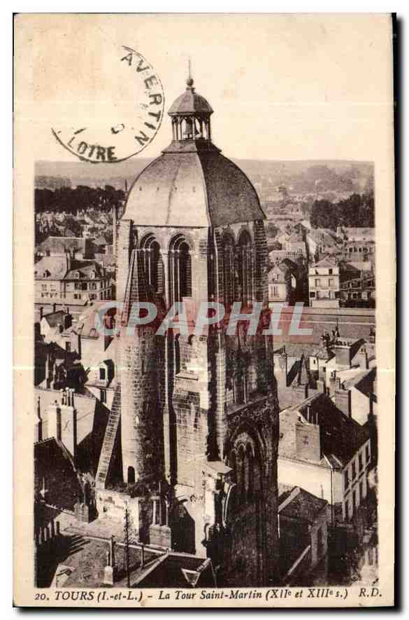 CPA Tours I et L la Tour Saint Martin XII et XIII S 