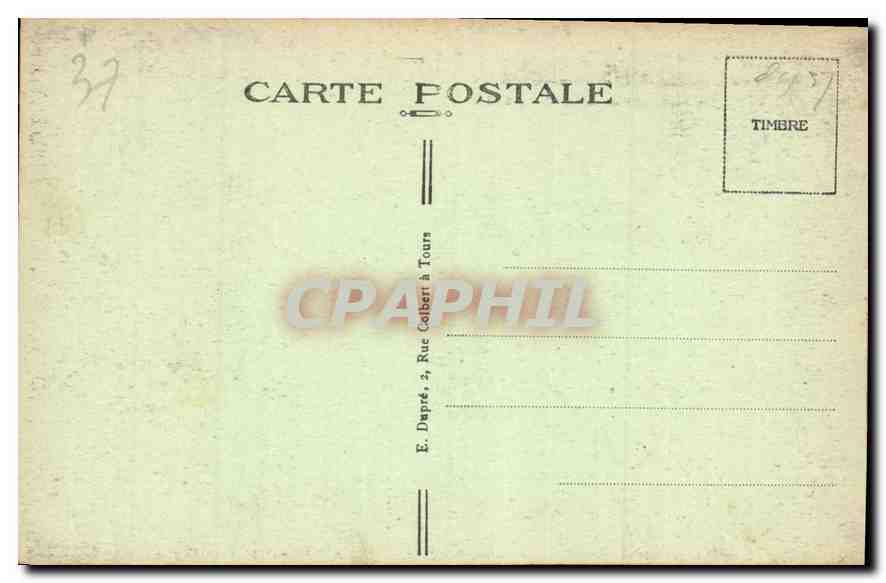 CPA Langeais I et L le Chateau XV S oufut celebre le 26 decembre 1491 le mariage du roi Charles VIII — Rückseite