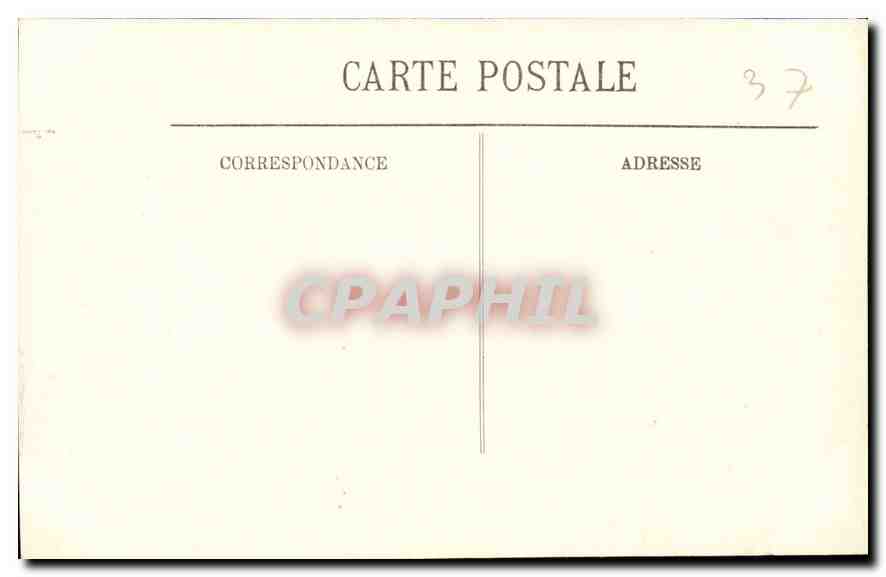 CPA Langeais le Chateau Facade Interieure  — Rückseite