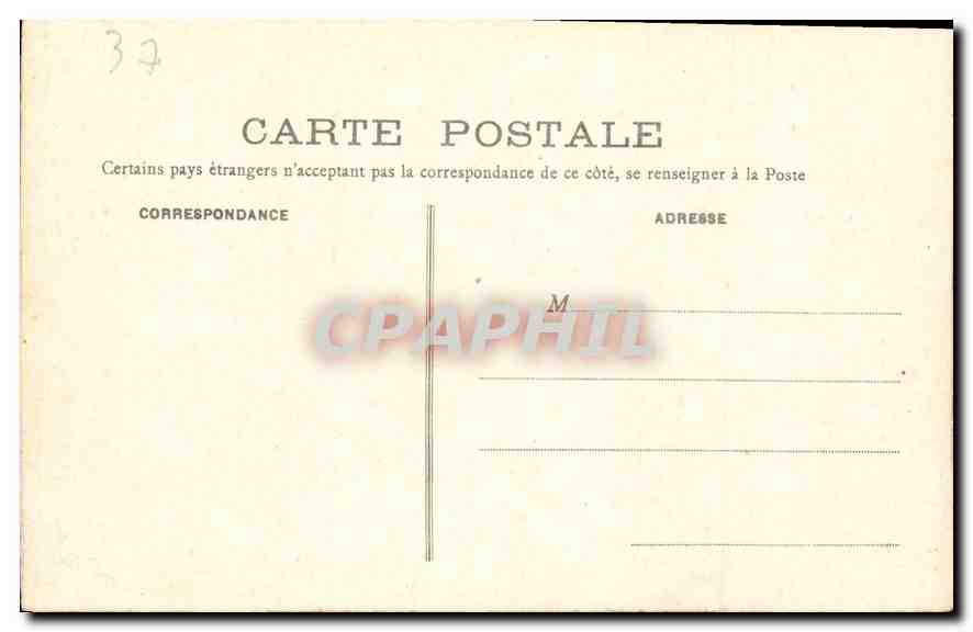 CPA Chateau de Chenonceaux Facade Boyer Entree Principale  — Rückseite