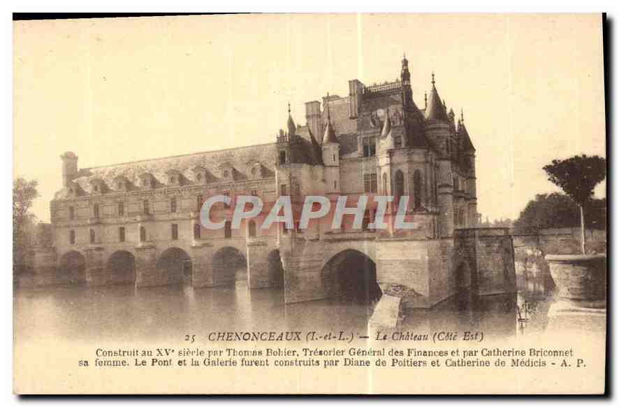 CPA Chenonceaux I et L le Chateau Cote Est 