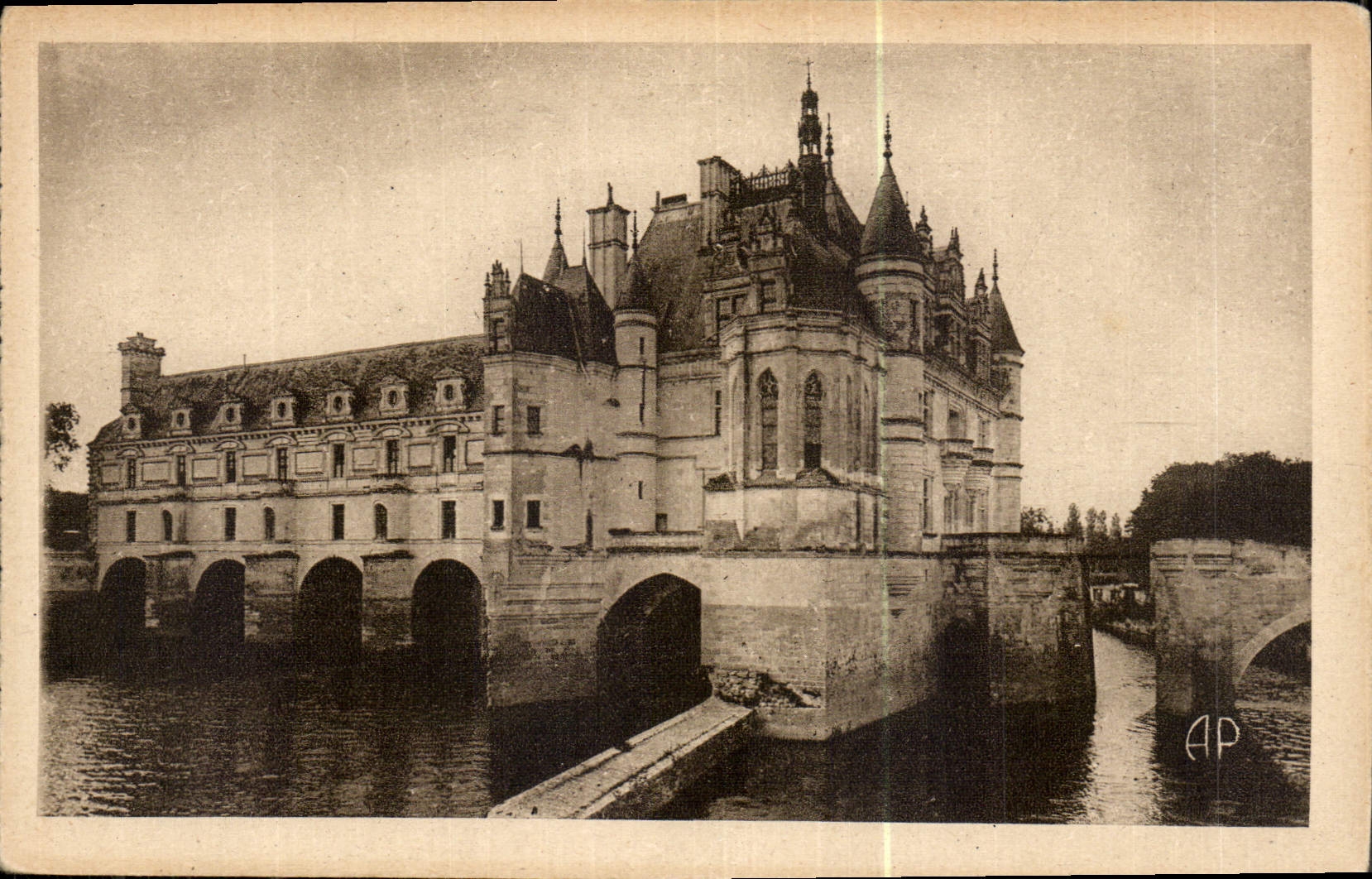 CPA Chenonceau I et L le Chateau facade Nord Est 