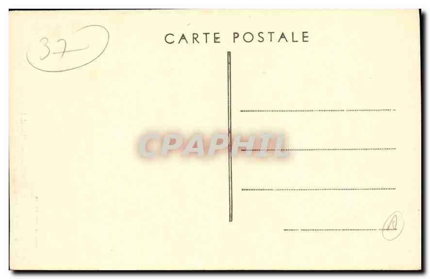 CPA Chateau Renault en Touraine I et L la Tour de Carament XII S  — Rückseite