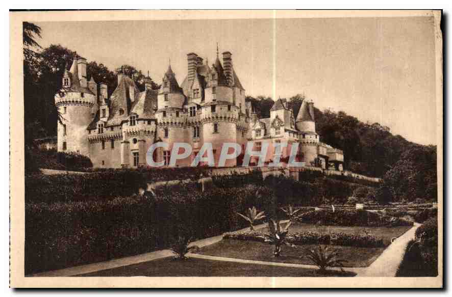 CPA Usee I et L le Chateau Mon hist XV et XVI S 