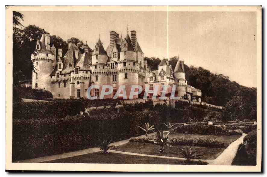 CPA Usse I et L le Chateau Mon hist XV et XVI S 