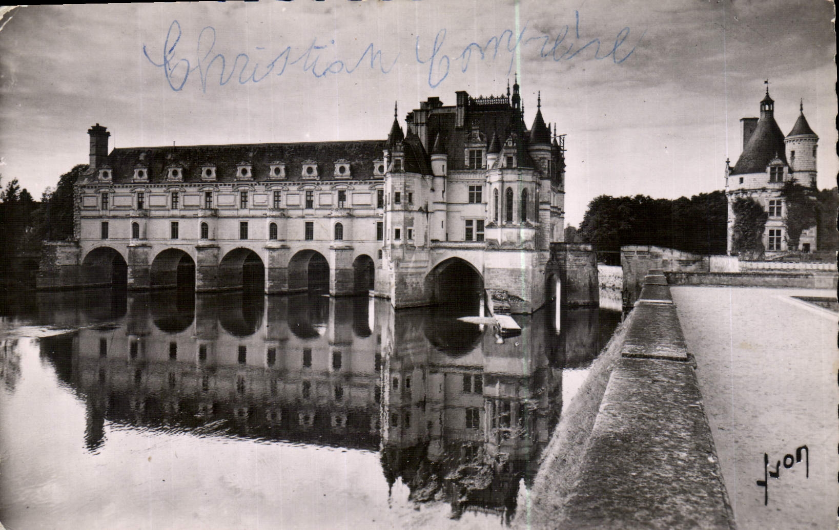 CPA Chenonceaux Indre et Loire le Chateau Facade Est et la Tour des Marques 