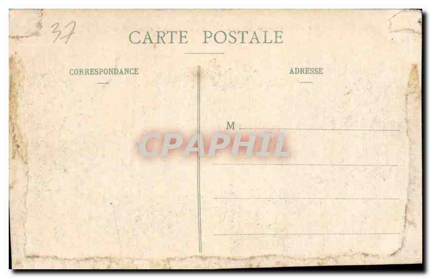 CPA Tours les Coteaux de la Loire St Cyr et la Tranchee  — Rückseite