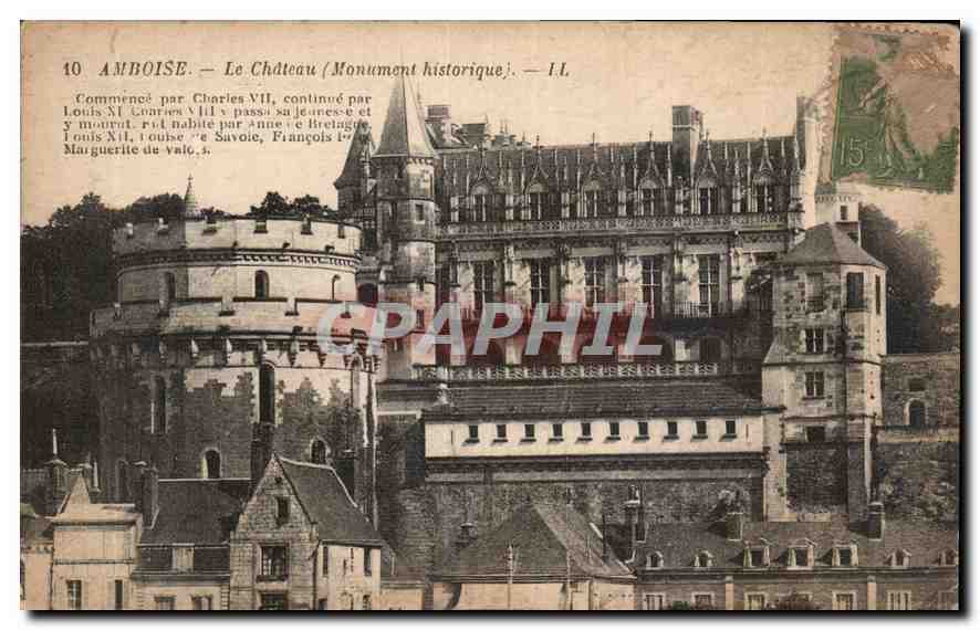 CPA Amboise le Chateau Monument historique 