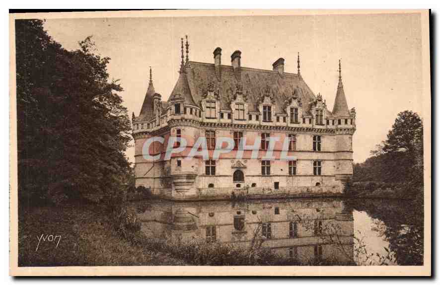 CPA Chateaux de la Loire Chateau d'Azay le Rideau 