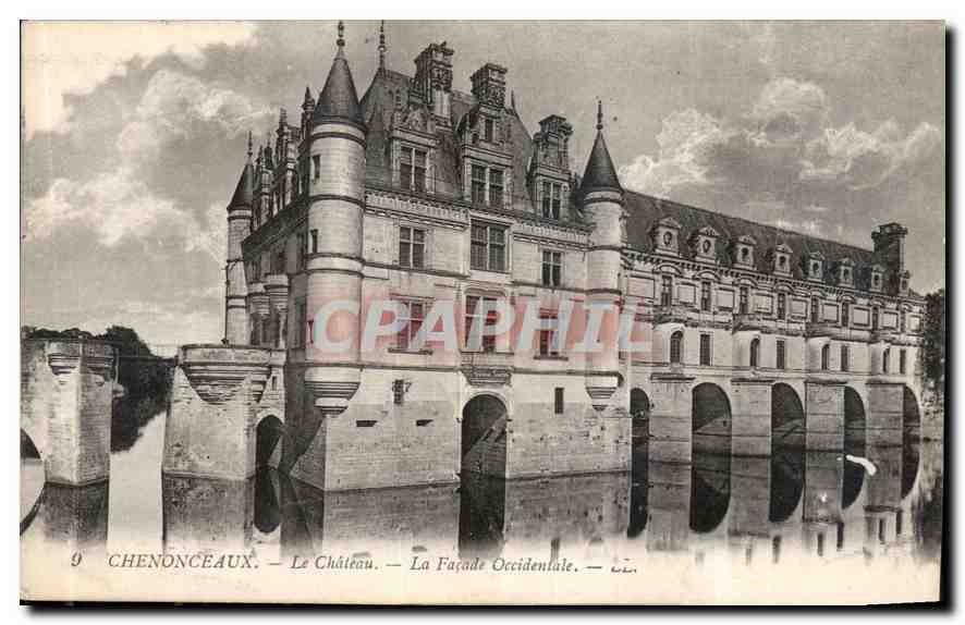 CPA Chenonceaux le Chateau la Facade Occidentale 
