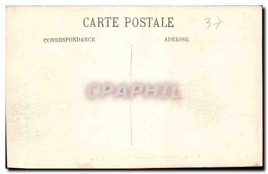 CPA Chenonceaux le Chateau la Facade Occidentale  — Rückseite