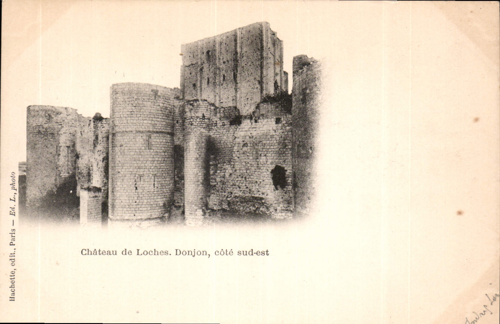 CPA Chateau de Loches donjon Cote Sud Est 