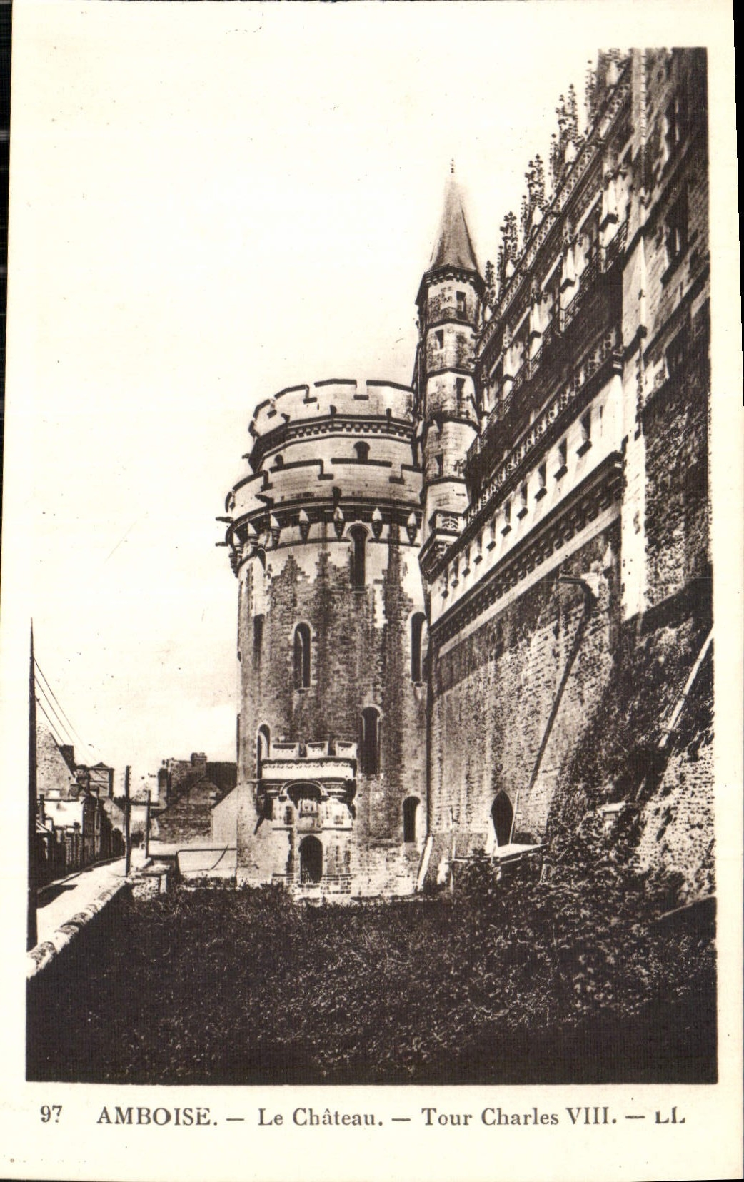 CPA Amboise le Chateau Tour Charles VIII 