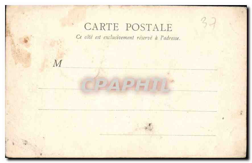 CPA Chateau d'Amboise  — Rückseite