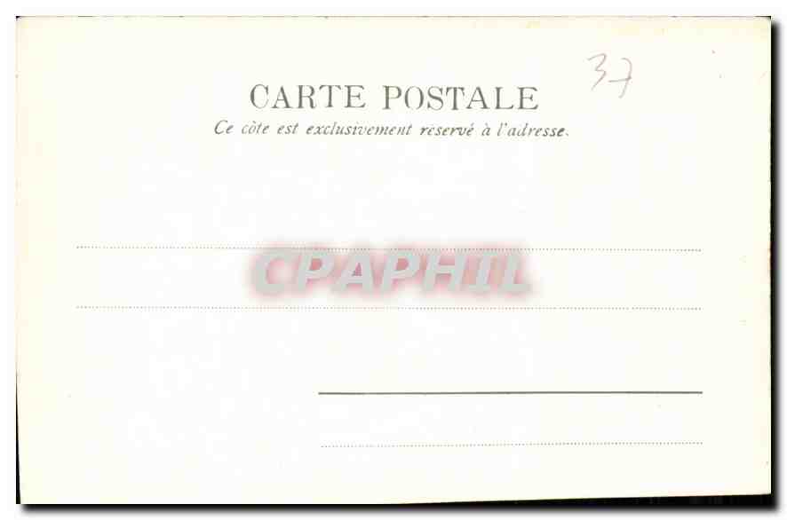 CPA Chateau d'Usse  — Rückseite