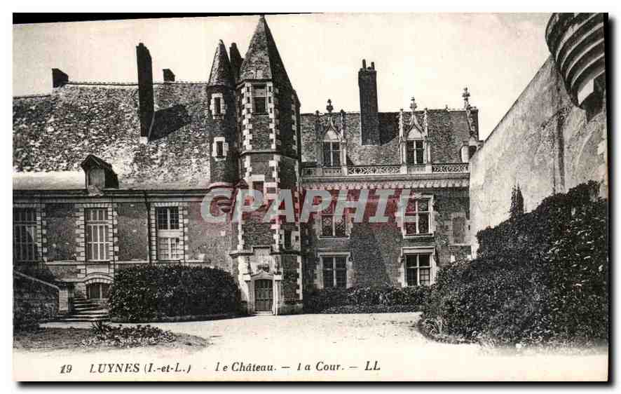 CPA Luynes I et L le Chateau la Cour 