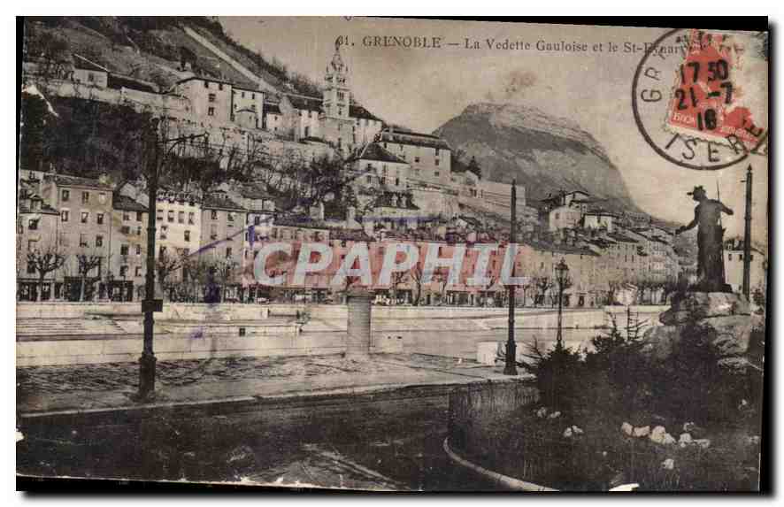 CPA Grenoble la vendette Gauloise et le St Eynard 