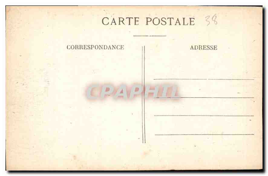 CPA Grenoble vue generale et le Massif du Moucherotte  — Verso