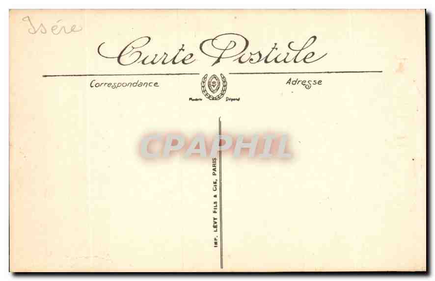 Grenoble — Panorama — The Isère and the Alps — Edition of the Modern Galleries — Back