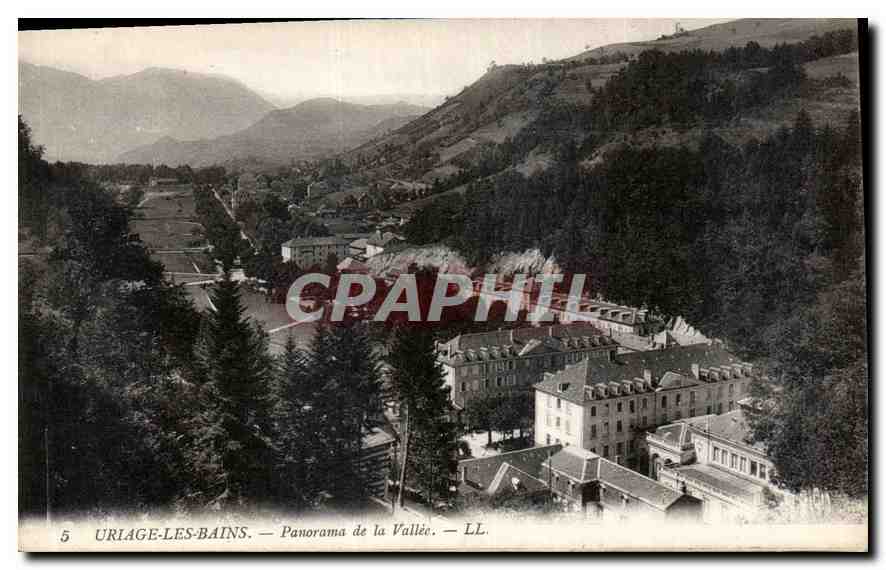 CPA Uriage les Bains Panorama de la vallee 
