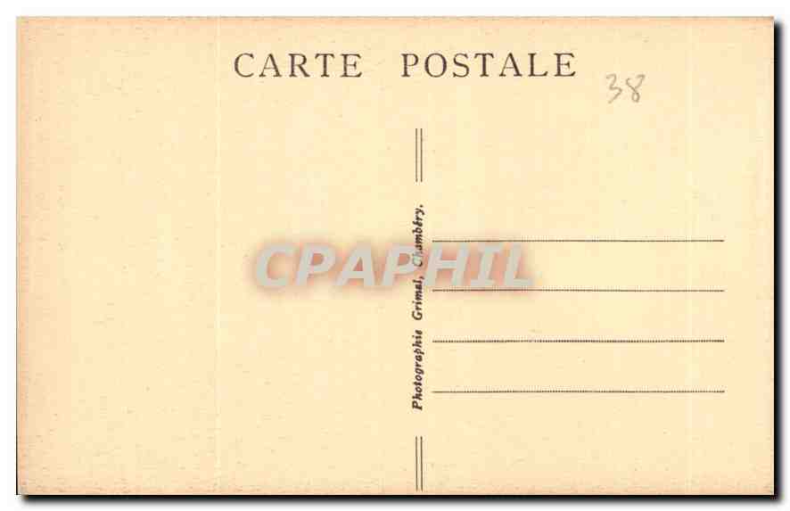 Route de Saint-Laurent-du-Pont à la Grande-Charteuse — Entrée du Désert — 1920 — Verso