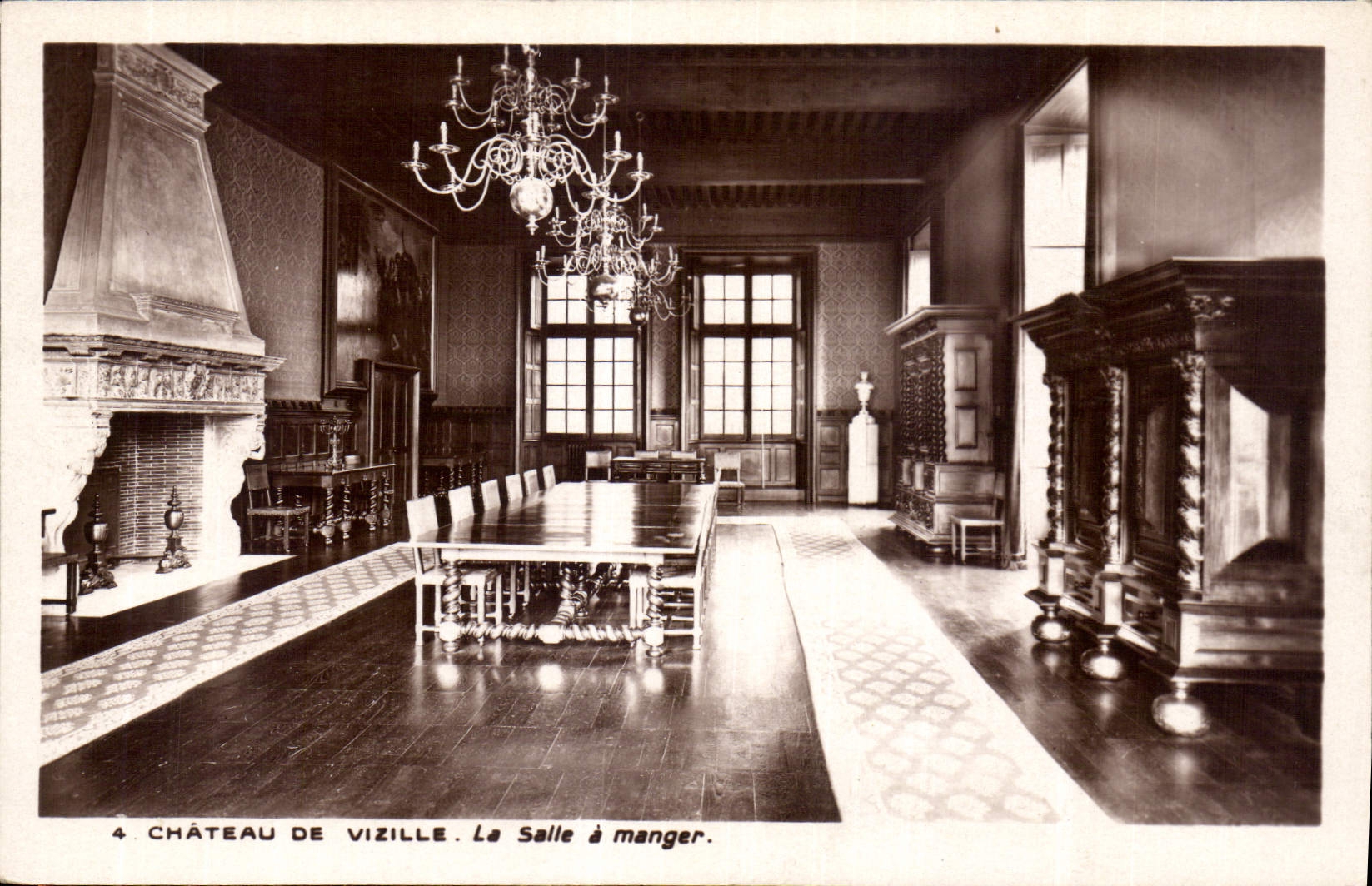 CPA Chateau de Vizille la Salle a manger 