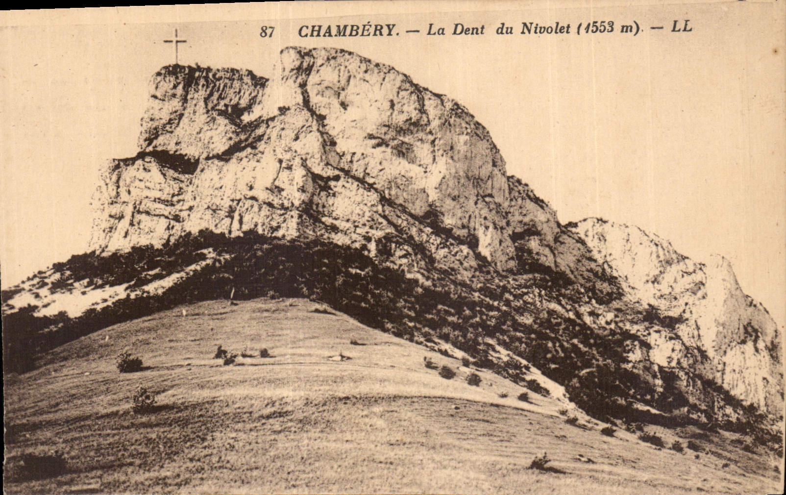 CPA Chambery la Dent du Nivolet 