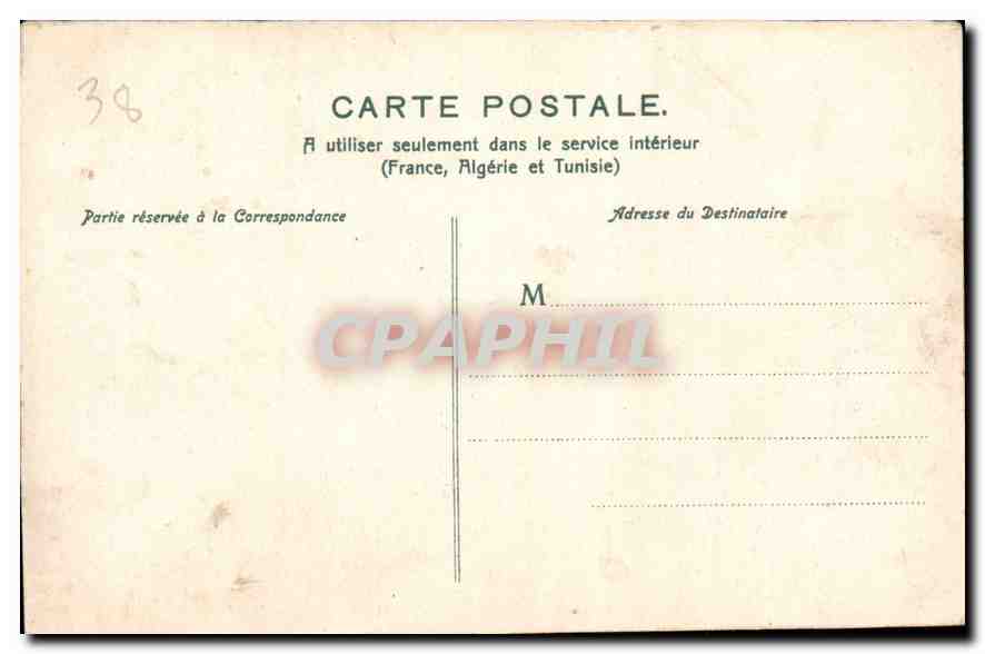 CPA Grenoble La Place Victor Hugo et les Forts  — Rückseite