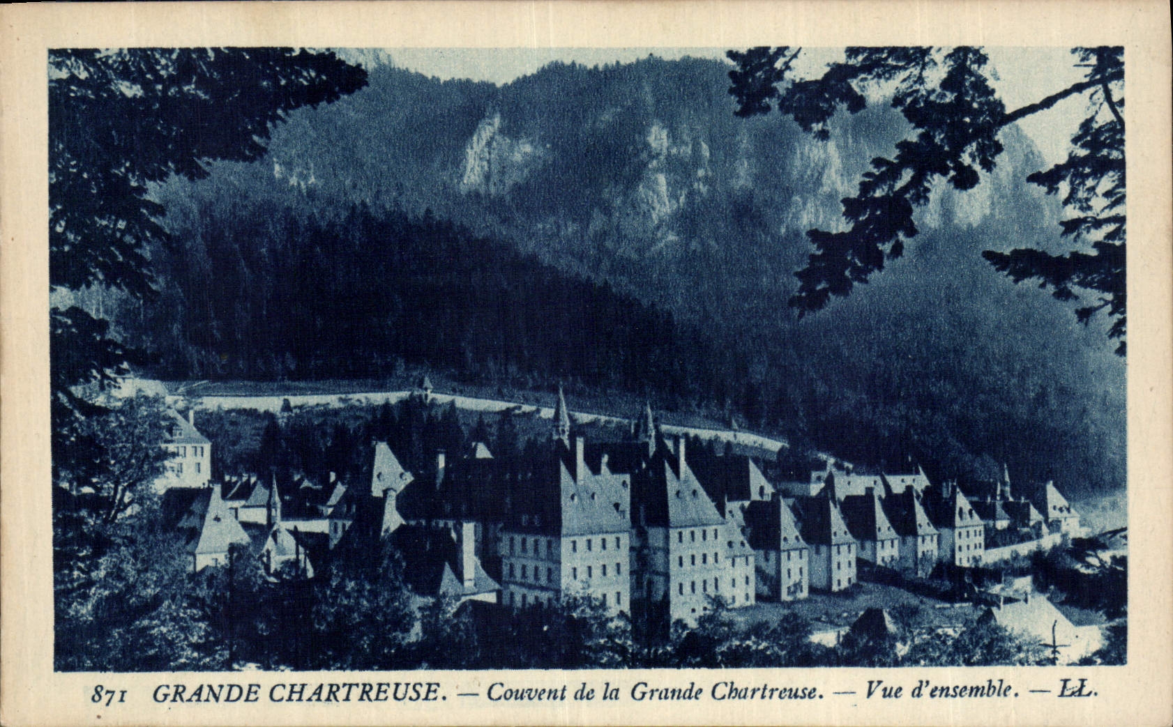 Grande Chartreuse — Couvent de la Grande Chartreuse — Vue d'ensemble — LL — n°871
