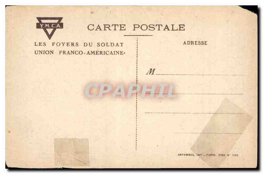 CPA Fleurs — Verso