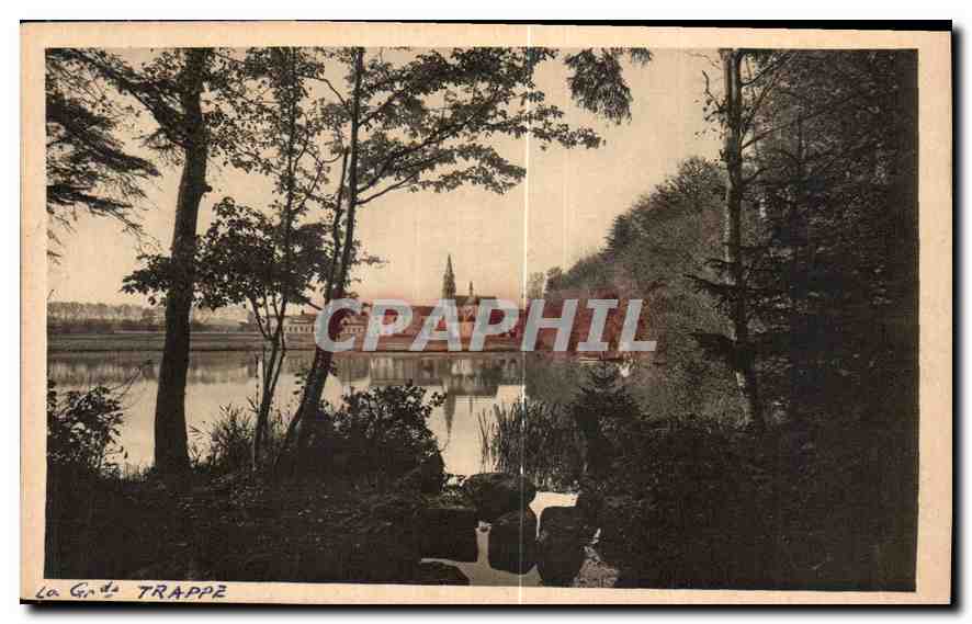 CPA Abbaye de la Grande Trappe L'Etang de Rance 