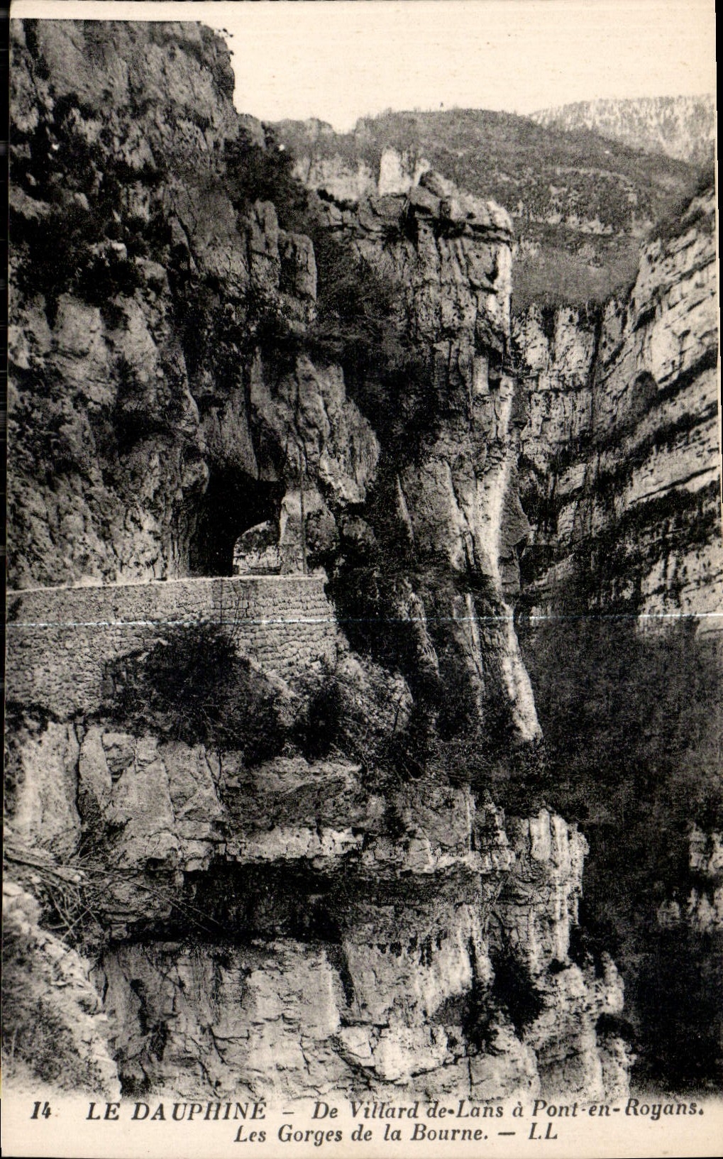 Les Gorges de la Bourne — De Villard-de-Lans à Pont-en-Royans — L.L. — n°14