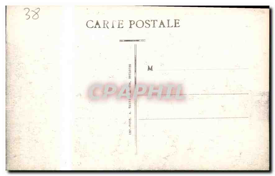 CPA Grenoble Les Bords de l'Isere a l'Explanade et le Casque de Neron  — Rückseite