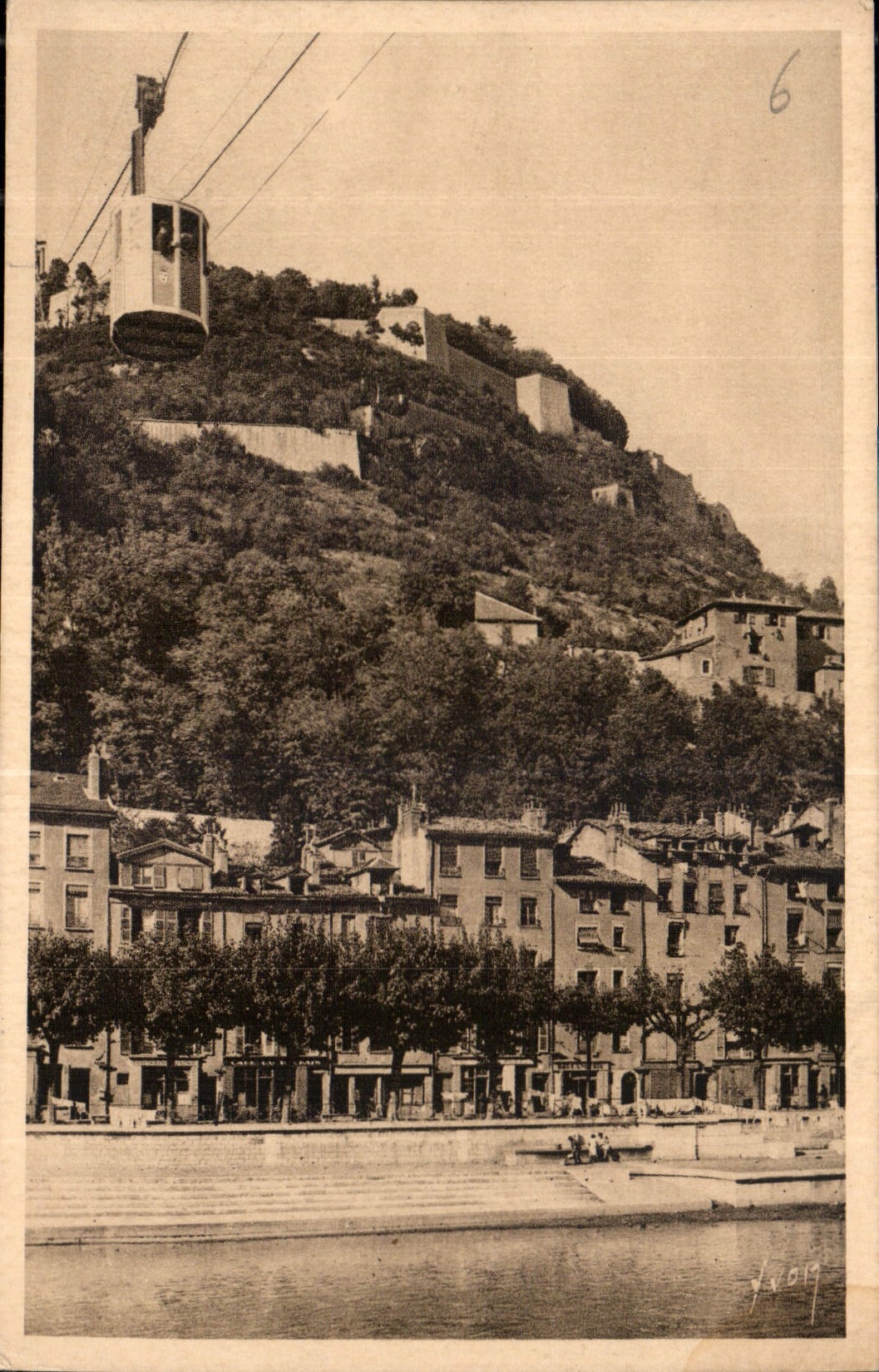 Grenoble (Isère) — Le Fort Rabot et le Téléphérique de la Bastille — Les Éditions d'Art WON, Paris