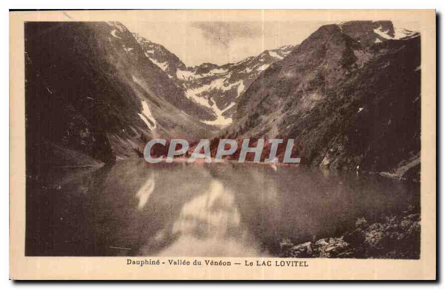 CPA Dauphine Vallee du Veneon Le Lac Lovitel 