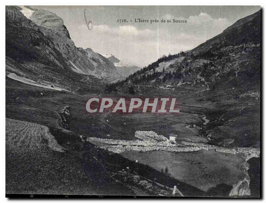 CPA L'Isere pres de sa Source 