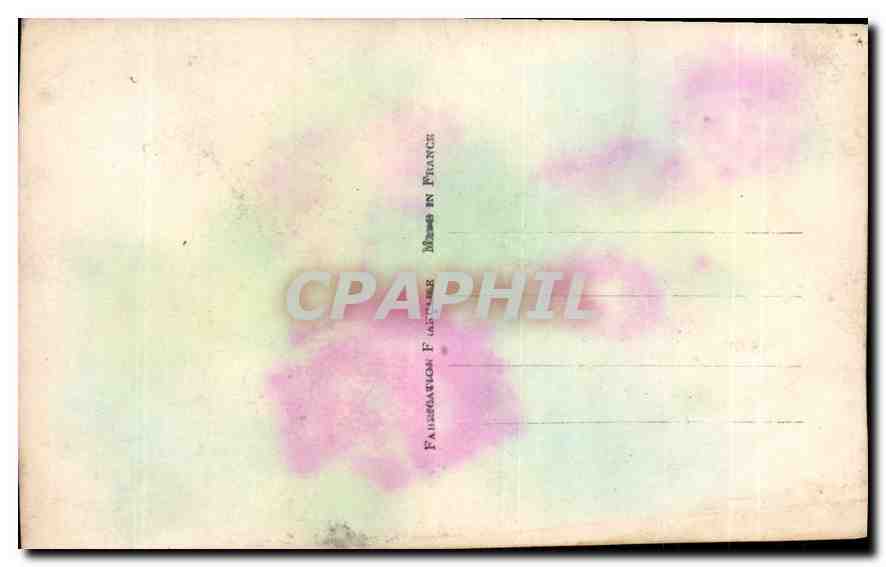 CPA Fleurs — Verso