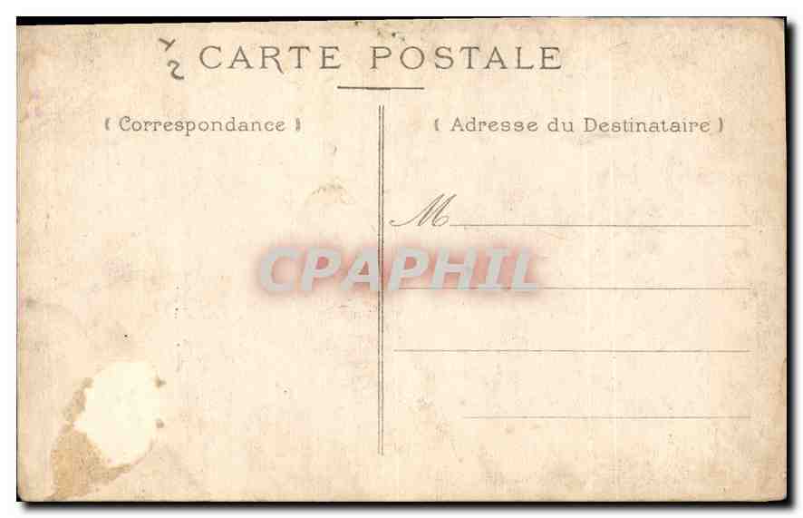 CPA Don du Coeur fleurs — Rückseite
