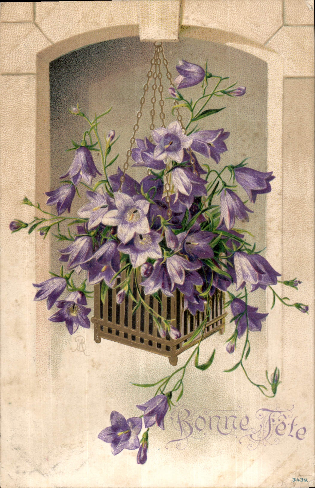 CPA Bonne Fete Fleurs