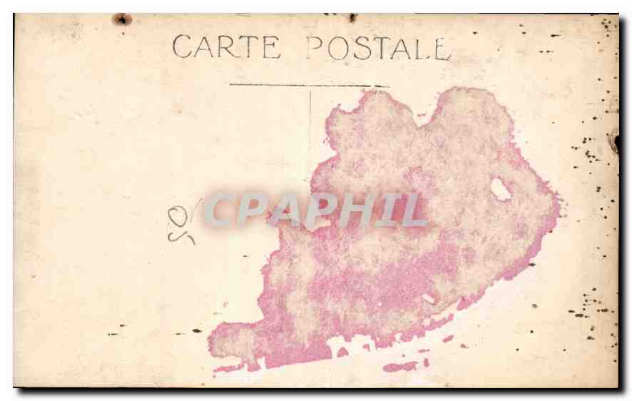 Couple en extérieur — époque 1920 — éditeur inconnu, n° de série non lisible — Verso