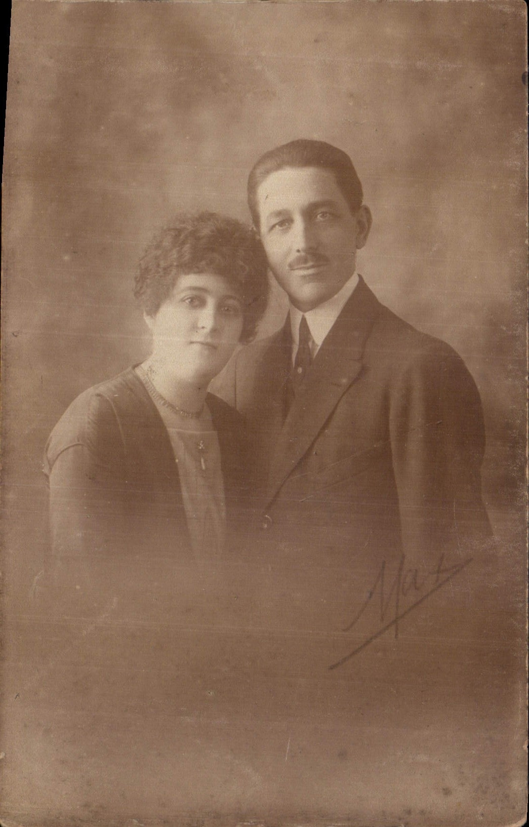 Portrait d'un couple — studio Matz — éditeur Matz