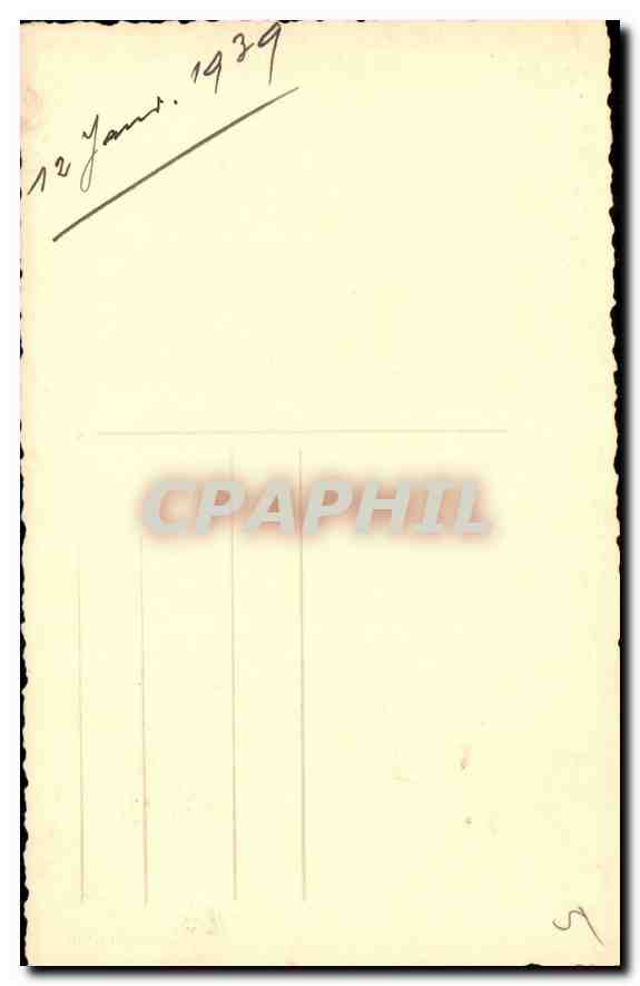CARTE PHOTO Enfant St Quentin Aisne — Verso