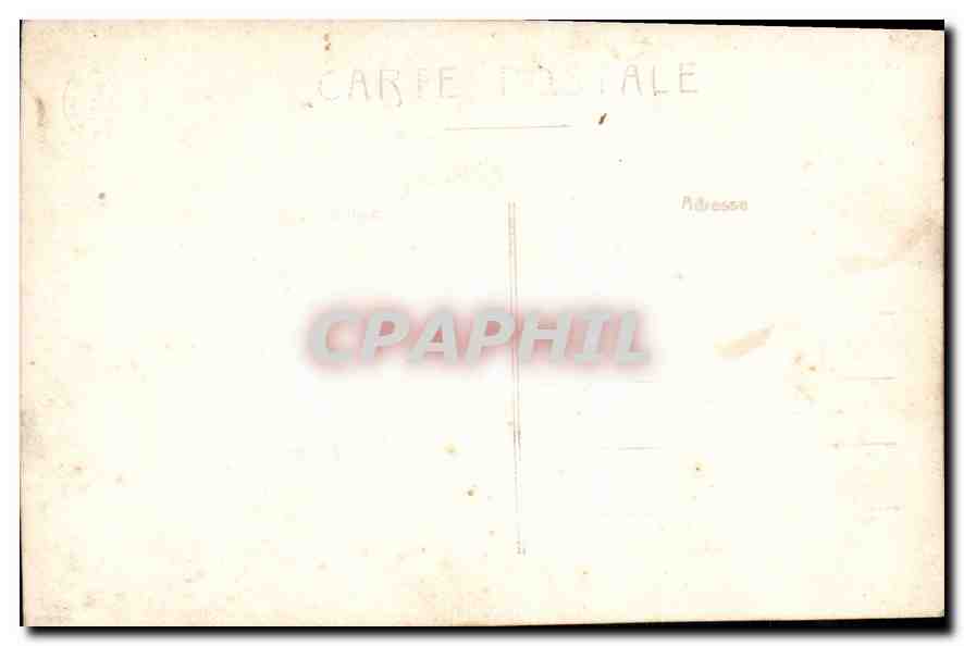 CARTE PHOTO Femme Le Havre — Verso