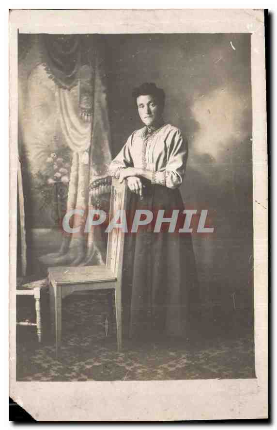 CARTE PHOTO Femme