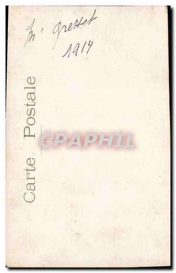 CARTE PHOTO Femme — Verso