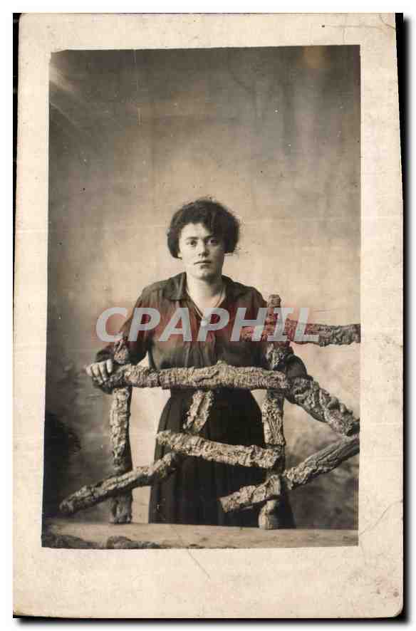 CARTE PHOTO Femme
