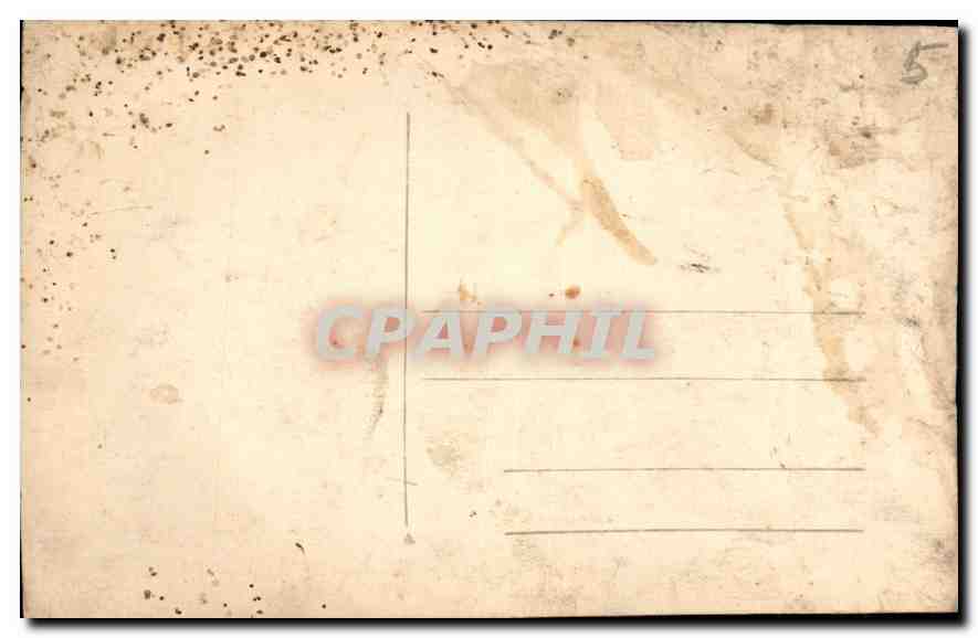 CARTE PHOTO Femme — Verso